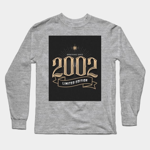 Born in 2002 Long Sleeve T-Shirt by TheSoldierOfFortune